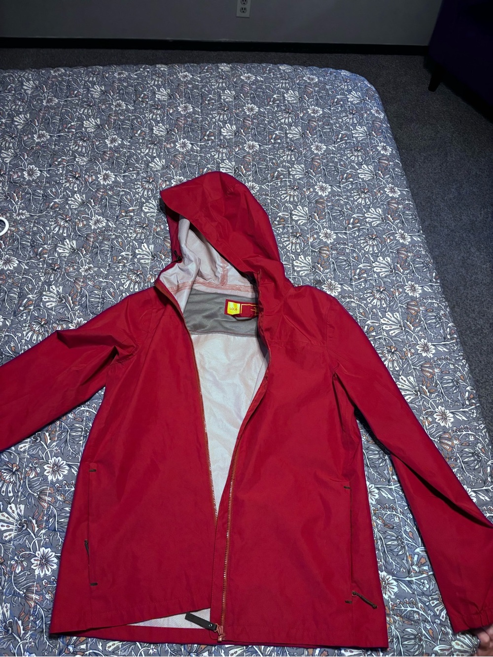 Lole Women's Red Hooded Utility Jacket